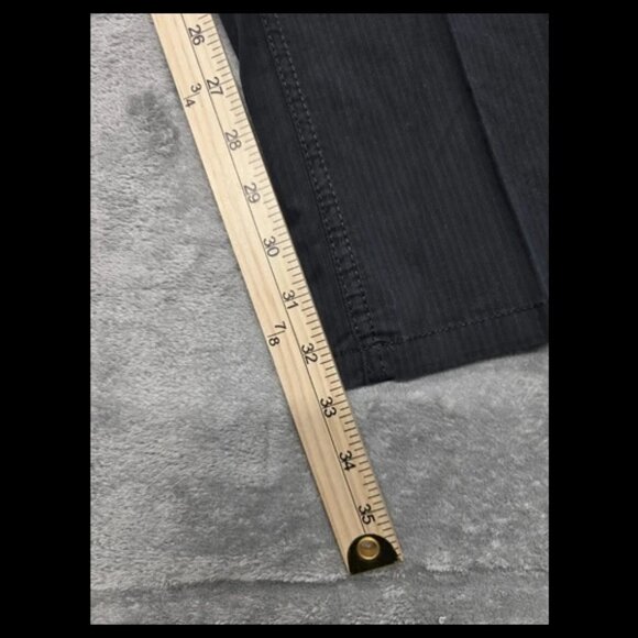 ESprit Jeans Women US 8 Bern Black W/ Pin Stripe Stretch NWT - Picture 5 of 14